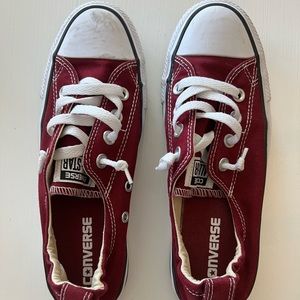 Red Shoreline Converse Chuck Taylor Sneakers size 7 OBO